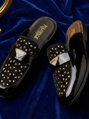 Fernando Melo™ Polowalk Velvet Studded Loafer