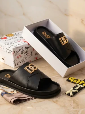 Dolce & Gabbana™ Logo-Embellished Slide Sandal