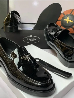 Prada Black Patent Leather Loafer