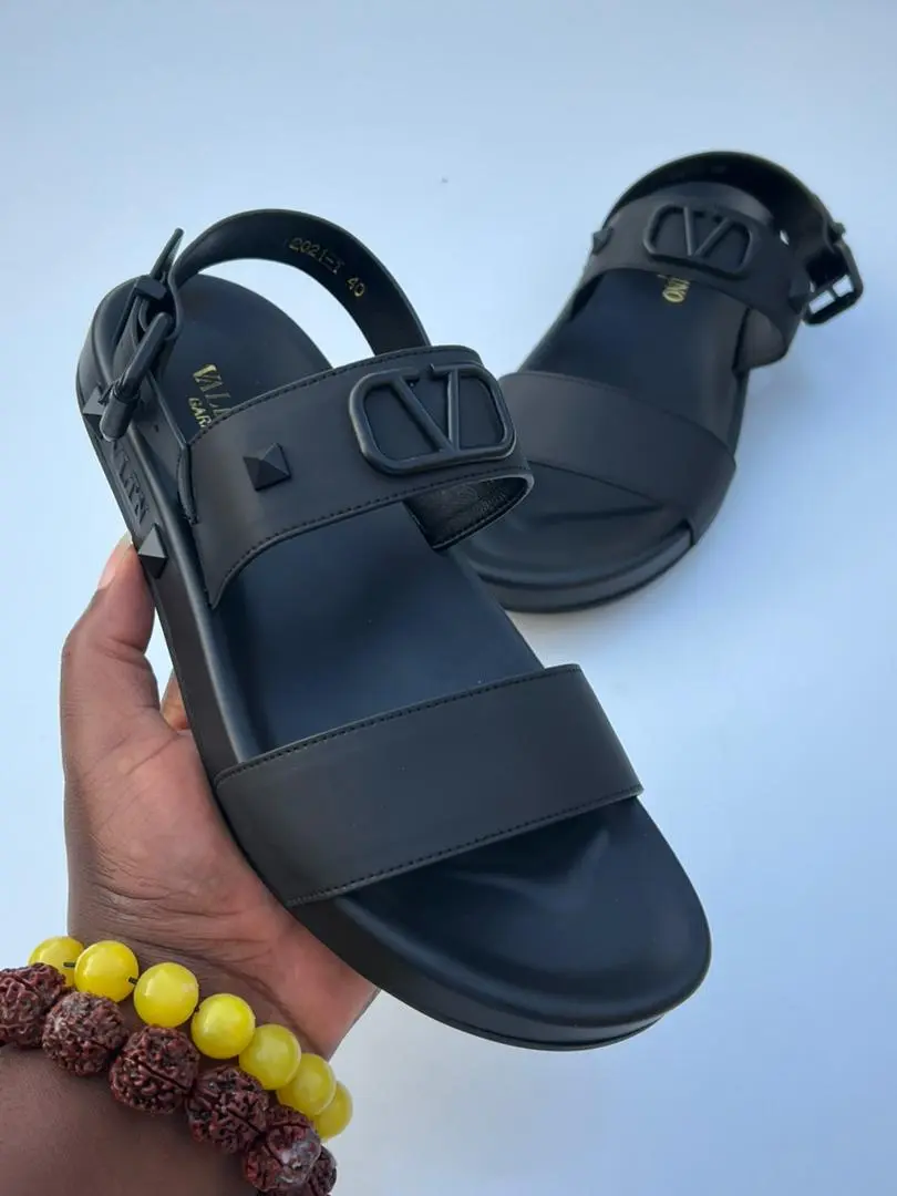 Valentino Garavani™ Rockstud Slide Sandal Valentino Garavani Rockstud slide sandals