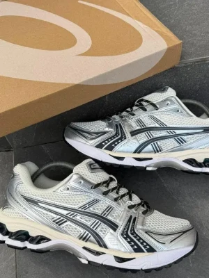 Premium ASICS Gel-Kayano 14 "Silver" sneaker in white