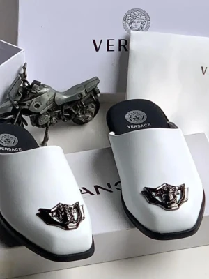 Versace™ Medusa Shield Slide Sandal