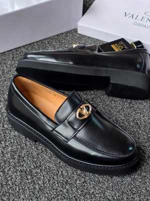 Premium Valentino Garavani leather loafers