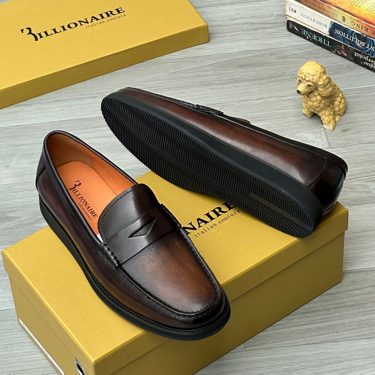 Italian opulence Billionaire men’s penny loafers Italian opulence Billionaire men’s penny loafers