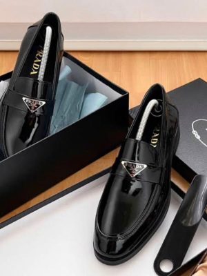 Premium Patent leather Prada loafers