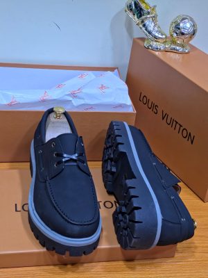Premium Louis Vuitton leather loafers