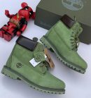 imberland 6-inch premium boots with white sole and collar - luxury men's waterproof boots.