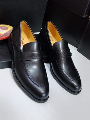 Premium leather penny loafers
