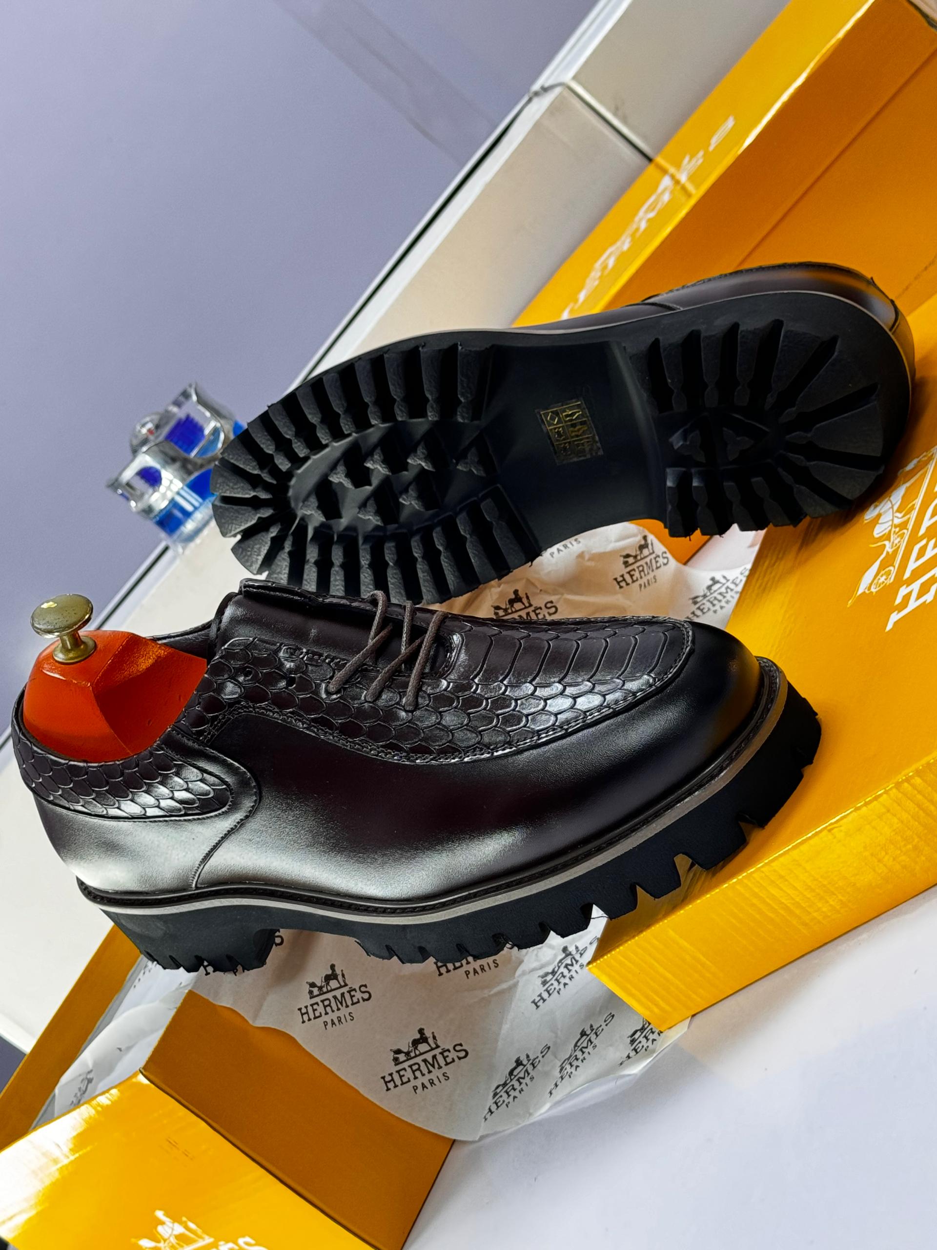 Premium Hermès leather shoes Premium Hermès leather shoes