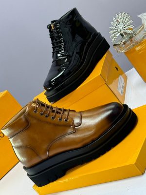 Premium Louis Vuitton combat boots