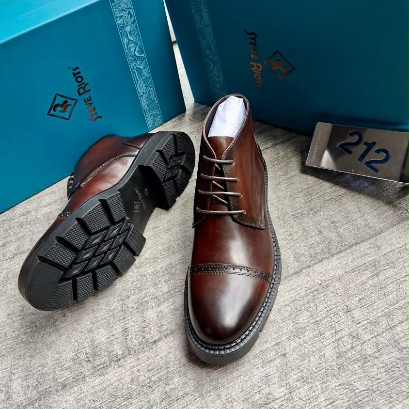 Steve Riots leather monk strap Chelsea boots Steve Riots leather monk strap Chelsea boots - Image 2