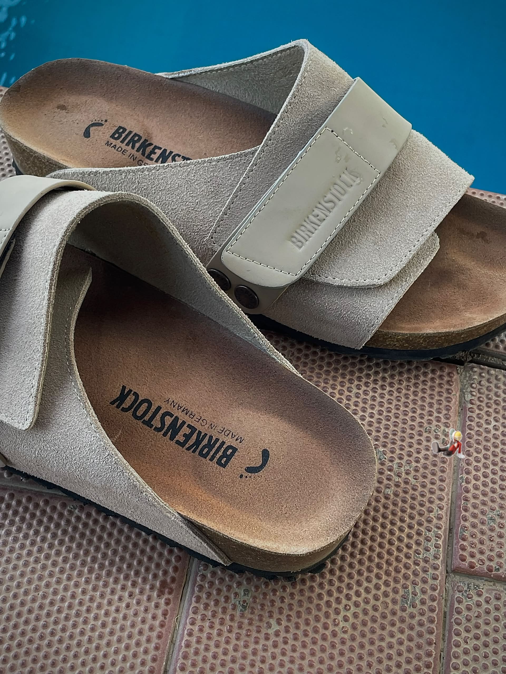 Authentic Birkenstock Arizona sandals Spanish luxury miSter men’s triple-strap slides