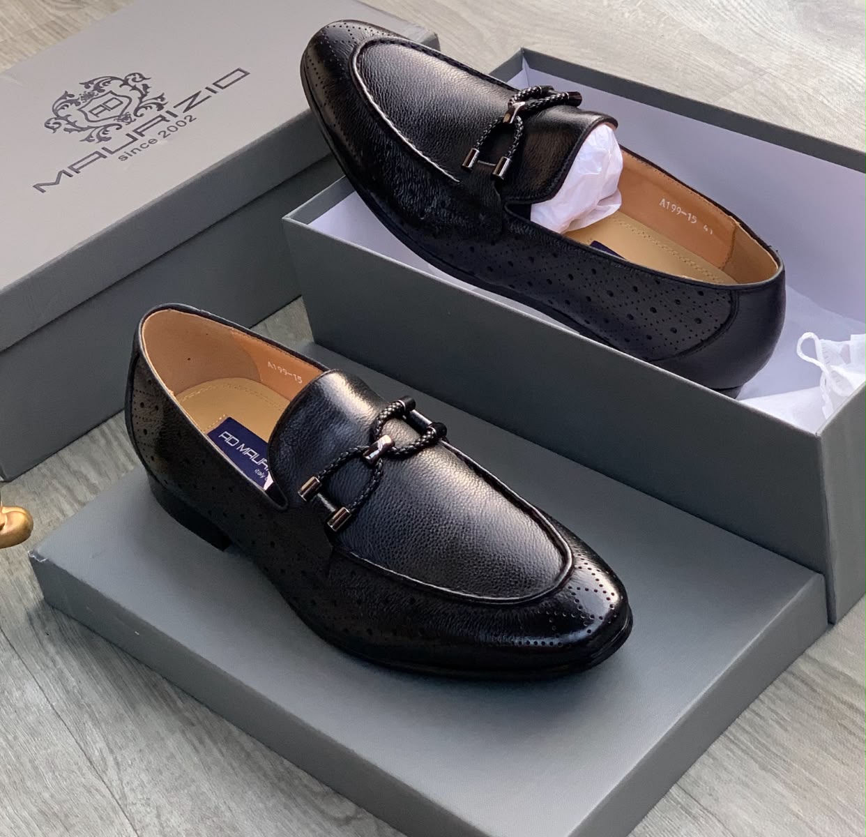 Malraizio braided leather loafers Malraizio braided leather loafers - Image 2