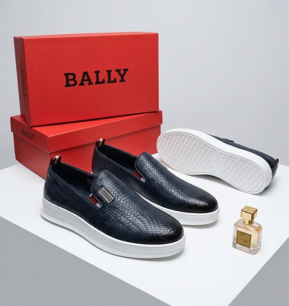 Bally woven leather slip-ons Bally woven leather slip-ons - Image 3